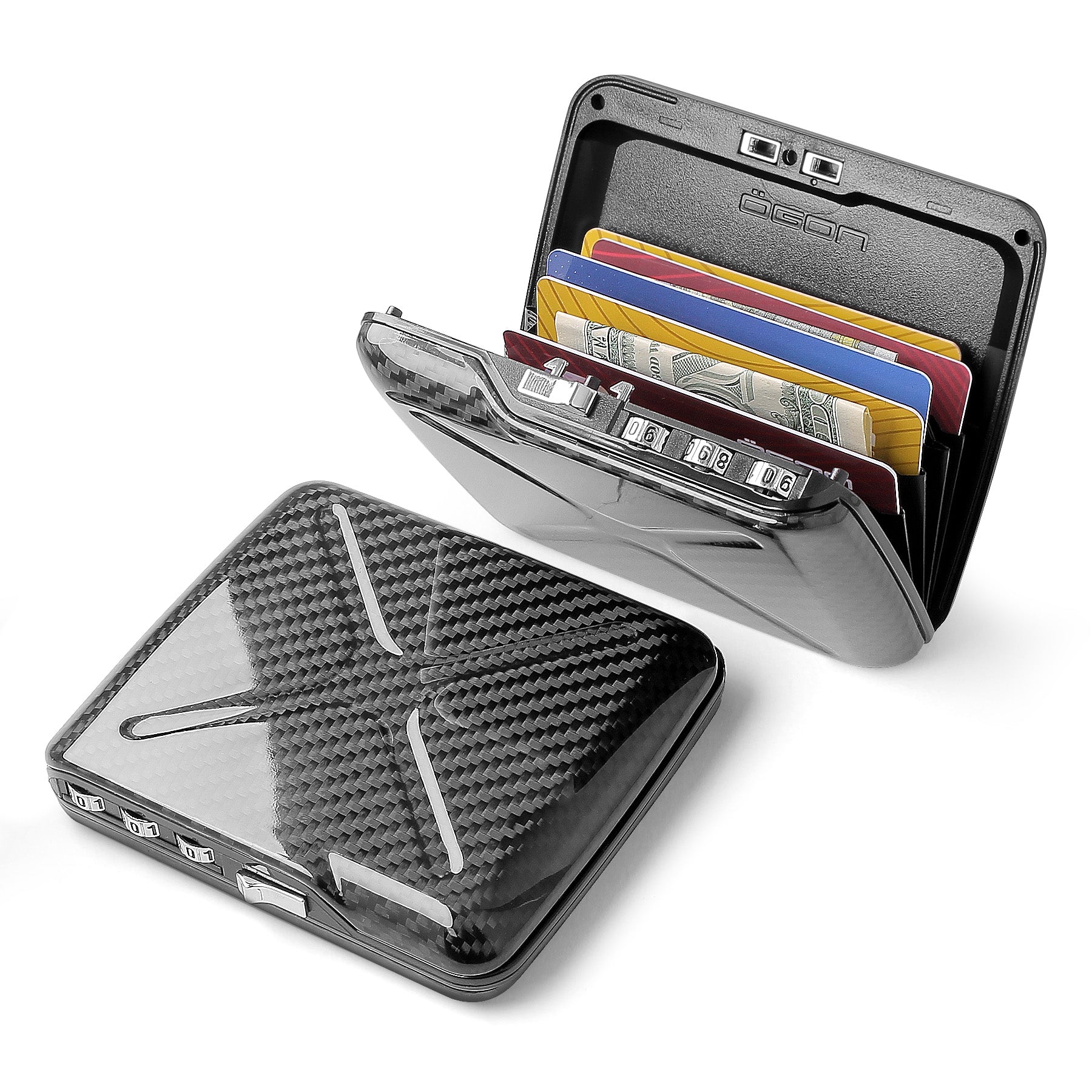 CODE WALLET Vera fibra di carbonio OGON Design