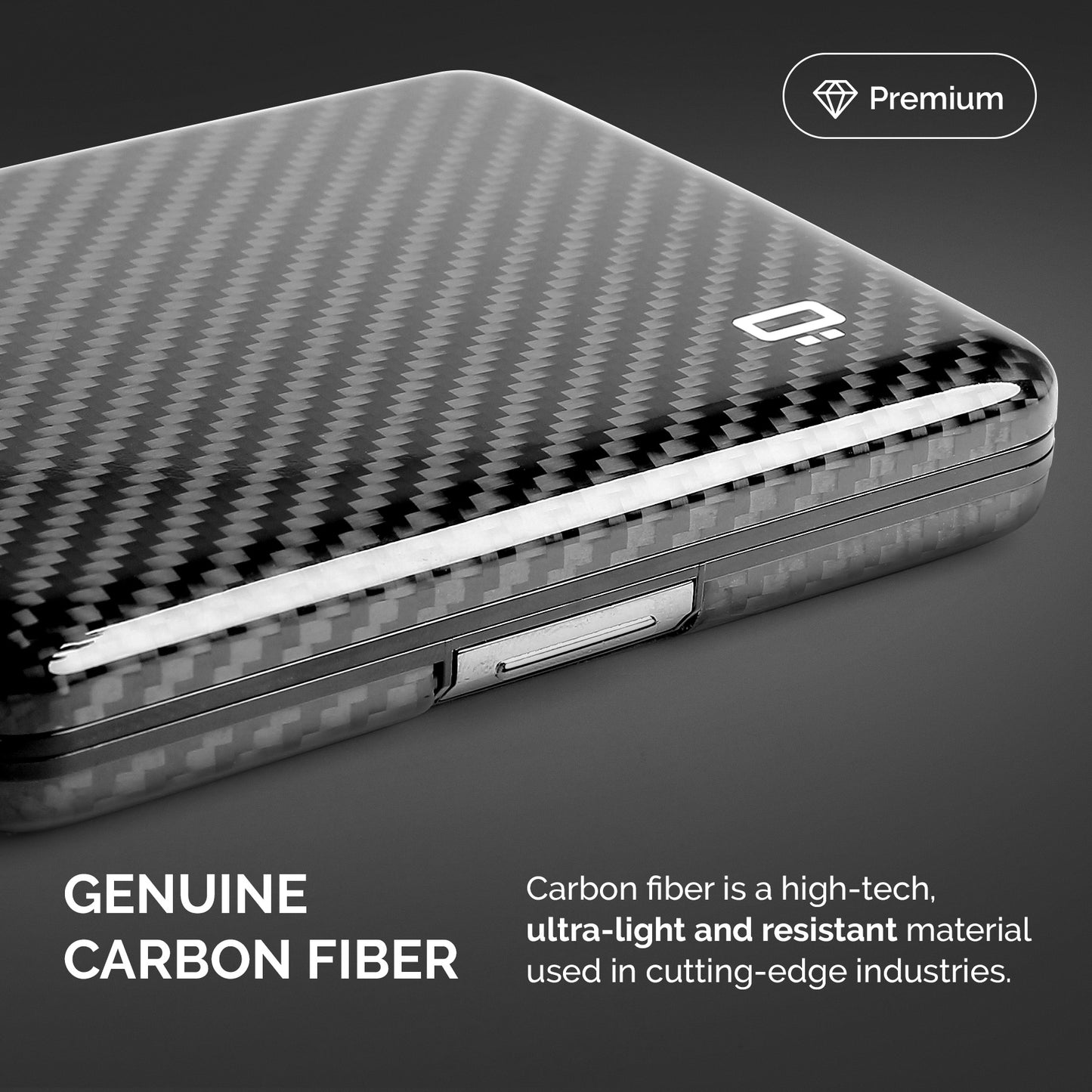 SMART CASE V2L Extra capacity | Véritable Fibre de Carbone